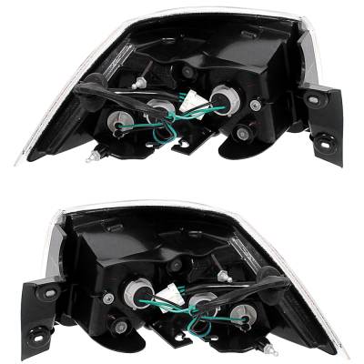 Rareelectrical - New Pair Of Halogen Outer Tail Lights Compatible With Mitsubishi Lancer Es Gts Se Sedan 2010 2011 - Image 2