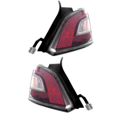 Rareelectrical - New Pair Of Led Tail Lights Compatible With Nissan Maxima Sv Sedan 2012 By Part Numbers 265559Da0b - Image 3
