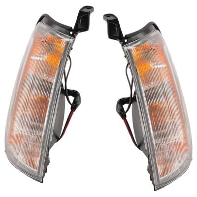 Rareelectrical - Pair Of Corner Lights Compatible With 1998-2001 Nissan Frontier Se 2.4L (98-00) Xterra Xe 3.3L - Image 2