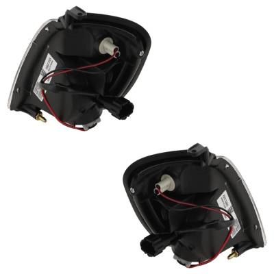 Rareelectrical - Pair Of Corner Lights Compatible With 1998-2001 Nissan Frontier Base (98) Xe 2.4L (98-00) Se 3.3L - Image 5