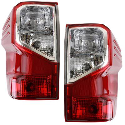 Rareelectrical - New Pair Of Tail Lights Compatible With Nissan Titan Platinum Reserve Pro-4X S Sl Sv 5.0L 5.6L - Image 7