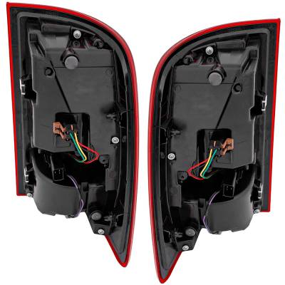 Rareelectrical - New Pair Of Tail Lights Compatible With Ram 1500 Classic Big Horn Crew Extended Standard Cab Pickup - Image 5