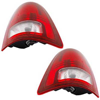 Rareelectrical - New Pair Of Tail Lights Compatible With Ram 1500 Classic Express Crew Extended Standard Cab Pickup - Image 4