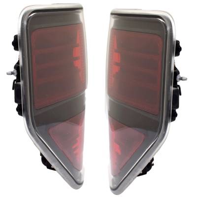 Rareelectrical - Halogen Tail Light Assembly Right Left Pair Compatible With 2010-2014 Ford F-150 Harley-Davidson - Image 4