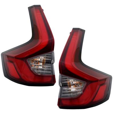 Rareelectrical - New Pair Of Tail Lights Compatible With Honda Cr-V 2023 2024 By Part Numbers Ho2805127 Ho2804127 - Image 1