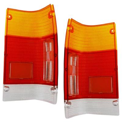 Rareelectrical - Pair Of Tail Light Lenses Compatible With 1986-1993 Mazda B2000 Se-5 2.0L (86-87) B2000 Base 2.0L - Image 4