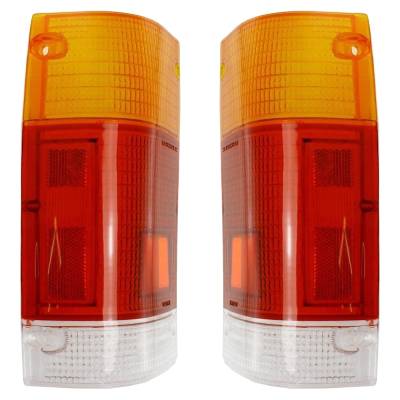 Rareelectrical - Pair Of Tail Light Lenses Compatible With 1986-1993 Mazda B2000 Base 2.0L (86-87) B2000 Lx 2.0L - Image 3