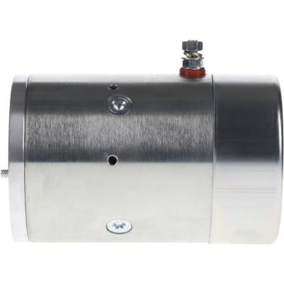Rareelectrical - Snow Plow Hydraulic Pump Motor Compatible With Meyer Diamond E57 E60 Quick Lift 12V Cw Slotted Shaft - Image 4