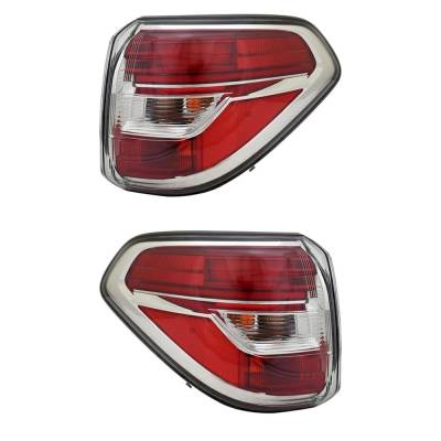Rareelectrical - New Outer Pair Of Led Tail Lights Compatible With Nissan Armada Sl Sport Utility 4 Door 5.6L 2017 - Image 1