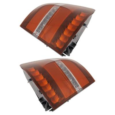 Rareelectrical - New Outer Pair Led Tail Lights Compatible With Mercedes-Benz Glc43 Amg 4Matic 3.0L 2017 2018 2019 By - Image 4