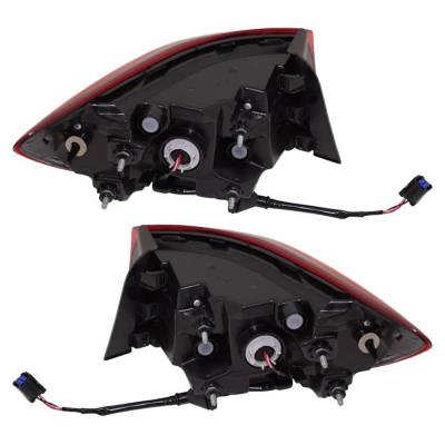 Rareelectrical - New Led Outer Pair Tail Lights Compatible With Kia Forte Gt Sedan 4 Door 1.6L 2020 2021 By Part - Image 2