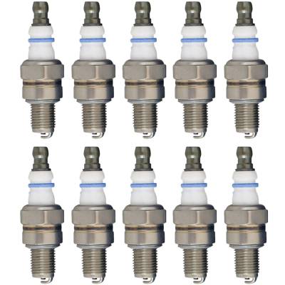 Resistor Spark Plug 10-Pack Compatible With Usr7ac 79094 Stihl 0000 400 7009 Fs87 Fs90 Fs100 Fs110