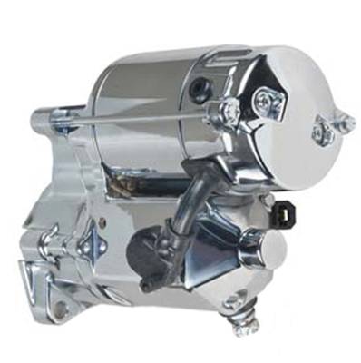 Rareelectrical - Chrome Starter Compatible With 1991-2006 Harley-Davidson Softail Heritage Fat Boy Night Train Deuce - Image 2