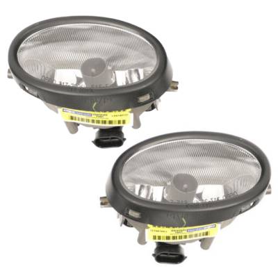 New Pair Of Fog Lights Compatibile With Honda Civic Dx Ex Lx Si Coupe 2-Door 2001-2008 By Part