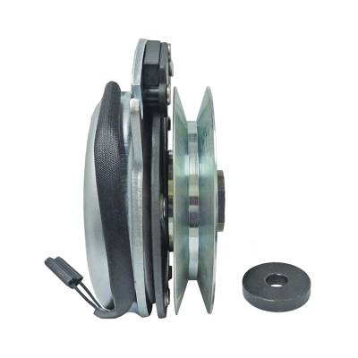 Rareelectrical - New Electric Pto Clutch Compatible With John Deere Ztrak 737 521891 Cw 1.125 Inch 6.375 Inch Pulley - Image 3