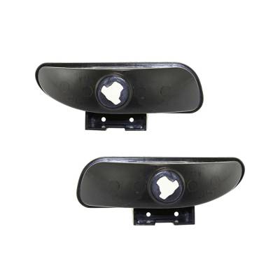 Rareelectrical - New Pair Of Fog Light Lens Compatible With Ford Mustang Base Gt 1994-1998 F4zz-15L203-A F4zz15l203a - Image 2