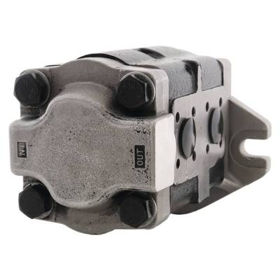 Rareelectrical - Hydraulic Gear Pump Tandem Double 16 Cc 8 Cc Displacement Fits Kubota M5040 M5140 M5660 M6040 M6060 - Image 2