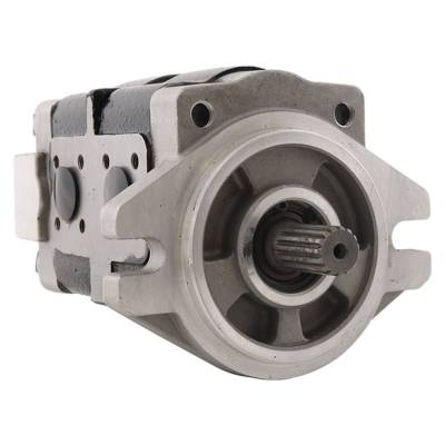 Hydraulic Gear Pump Tandem Double 16 Cc 8 Cc Displacement Compatible With Kubota M5040 M5140 M5660