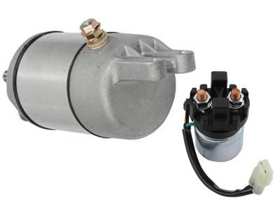 Rareelectrical - New 12V Starter And Relay Kit Compatible With Honda Atv Trx450es 1998 1999 2000 35850Hf1670 - Image 2