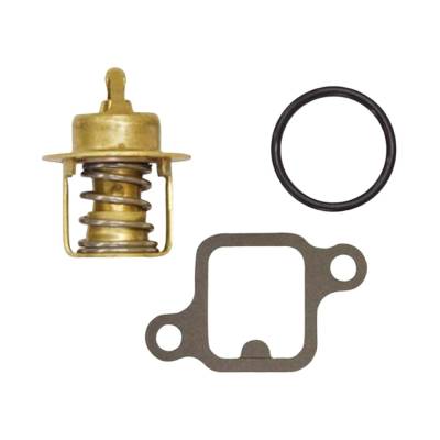 160°F Thermostat Kit Compatible With Volvo Penta 3.0L Glp Glm Gsm Gsp Omc Cobra 120 140Hp 4-Cyl