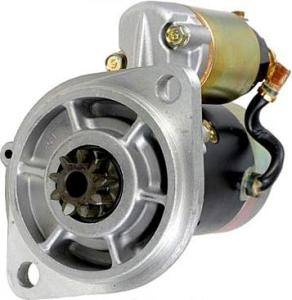 New 12 Volt 9 Tooth 2Kw Clockwise Starter Compatible With Iseki Ts1910 Kabine White 2-35 Tractor
