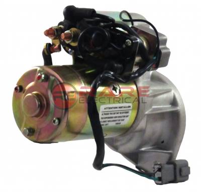 Rareelectrical - New 24V Starter Motor Compatible With Komatsu 4D95s Engine 600-813-4190 600-813-4191 6008134191 - Image 2