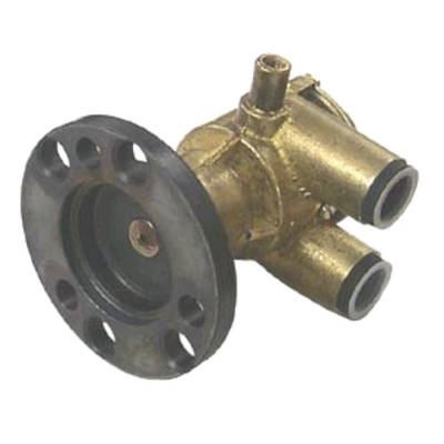 Water Pump Compatible With 1979-1993 Volvo Penta Omc V8 V6 Indmar Marine F6b-9 Crankshaft Mounted