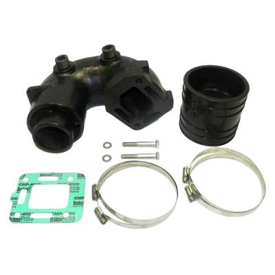 4-Inch Exhaust Riser Elbow Compatible With 1982-1997 Mercruiser 120Hp 140Hp 2.5L 3.0L 3.0Lx Gm 4-Cyl