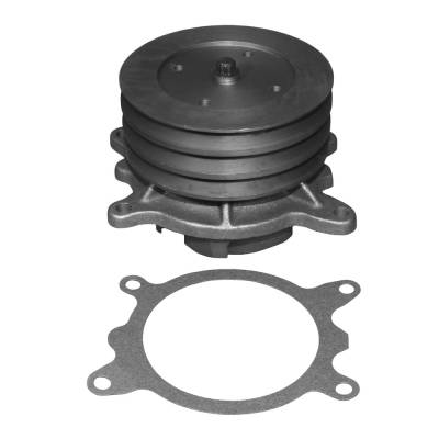 Rareelectrical - Heavy Duty Engine Water Pump Compatible With Caterpillar Cat 3208 Diesel Massey Ferguson 1505 1805 - Image 1