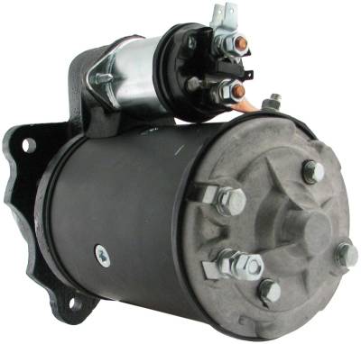 Rareelectrical - 12V Starter Motor Compatible With 1968-1981 180 185 200 Tractor 6-301 Diesel Clockwise Lucas 26363 - Image 4