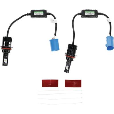 Rareelectrical - 9004 Hb1 Led Headlight Conversion Kit 1400 Lumens 16W 6000K Cool White Hi Lo Beam Plug Play 12V - Image 1