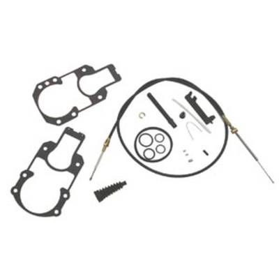 Lower Shift Cable Kit With Bellows Gasket Compatible With 1978-1990 Mercruiser Alpha One Gen I Mr R