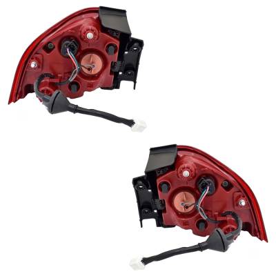 Rareelectrical - New Pair Of Tail Lights Compatible With Kia Niro Plug-In Hybrid Ex Sport Utility Niro L Sport - Image 2
