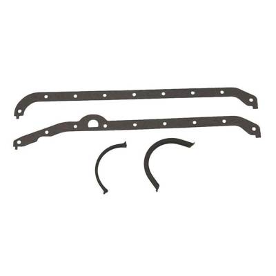 Oil Pan Gasket Set Compatible With Mercruiser Omc Gm V8 Small Block 305 350 Cid Stern Drive 2-Piece