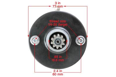 Rareelectrical - High Torque Starter Compatible With Harley-Davidson Flt Tour Glide 1340Cc 1980-1983 Fxr Super Glide - Image 3