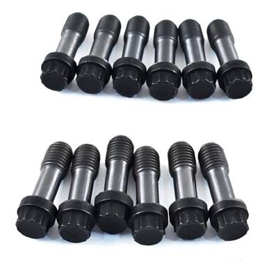 12-Pack Connecting Rod Bolt Compatible With Mercury 2.5L 200 Hp Efi 150 Hp 6-Cyl Outboard 1991-2010