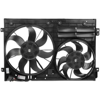 New Cooling Fan Assembly Compatible With Volkswagen Passat Trendline 6 Cyl 3.6L Cc Execline 6 Cyl