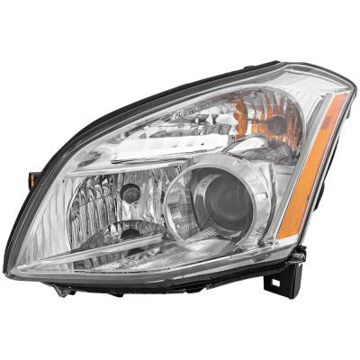 Headlight Compatible With 2007-2008 Nissan Maxima 3.5L V6 Vq35de Left Driver Side Xenon Repn100188