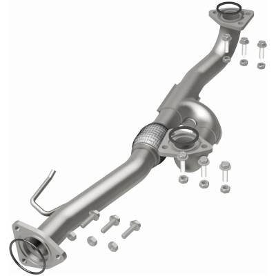 Rareelectrical - Front Exhaust Pipe Compatible With 2003-2008 Honda Accord Se 3.0L (05) Special Edition 3.0L (07) - Image 2