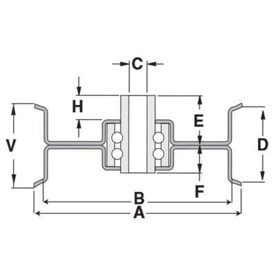 Rareelectrical - Heavy Duty Flat Idler Pulley Compatible With Simplicity 5900819 5900820 5900821 5900954 5901183 - Image 3