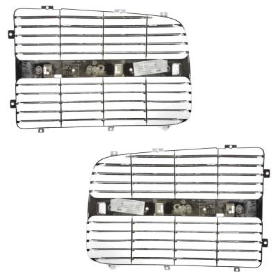 Rareelectrical - New Pair Of Grille Assembly Compatible With Dodge Ram 2500 St 10 Cyl 8.0L Ram 1500 Laramie 8 Cyl - Image 4