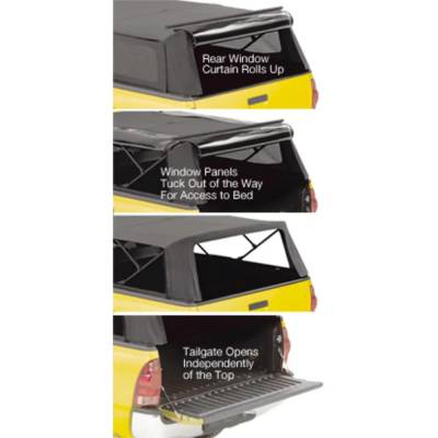 Rareelectrical - New Folding Truck Bed Top Compatible With Ford F-250 Super Duty Harley-Davidson Edition F-250 Super - Image 3