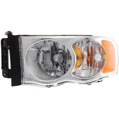 Headlight Compatible With 2002-2005 Dodge Ram 1500 Ram 2500 Ram 3500 3.7L 4.7L V6 Ekg Eva Eza Left