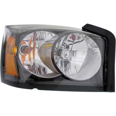 Rareelectrical - Headlight Compatible With 2006-2007 Dodge Dakota 3.7L 4.7L V6 Ekg Eva Right Passenger Side Halogen - Image 1