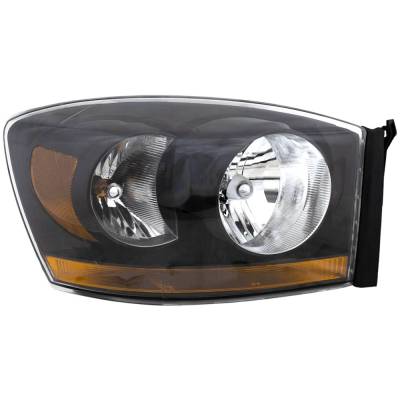 Rareelectrical - Headlight Compatible With 2006-2009 Dodge Ram 1500 Ram 2500 Ram 3500 3.7L 4.7L V6 Ekg Eva Eza Right - Image 1