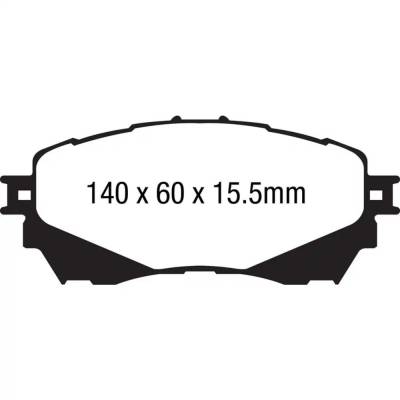 Rareelectrical - New Front Brake Disc And Pad Kit Compatible With Mazda Cx-9 Touring 4 Cyl 2.5L Cx-9 Signature 4 Cyl - Image 2