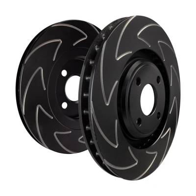 Rareelectrical - New Slotted Brake Disc Compatible With Lexus Toyota 4Runner Limited 6 Cyl 4.0L 4Runner Trd Sport 6 - Image 2