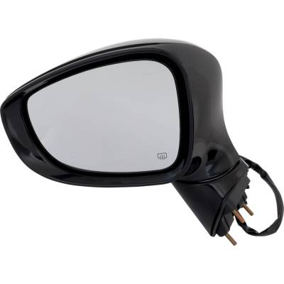 Rareelectrical - Left Door Mirror Compatible With 2020 Pacifica 2020-2021 Voyager Power Glass Heated Manual Fold - Image 2