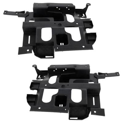 Rareelectrical - New Pair Of Headlight Bracket Compatible With Chevrolet Avalanche 1500 Z66 8 Cyl 5.3L Silverado 2500 - Image 5