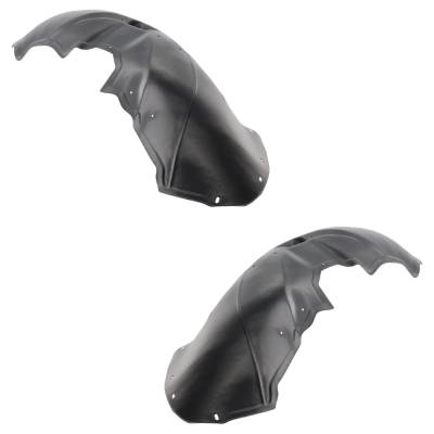 Rareelectrical - New Front Left And Front Right Fender Liner Compatible With Chevrolet Gmc Sierra 2500 Hd Sl 8 Cyl - Image 7